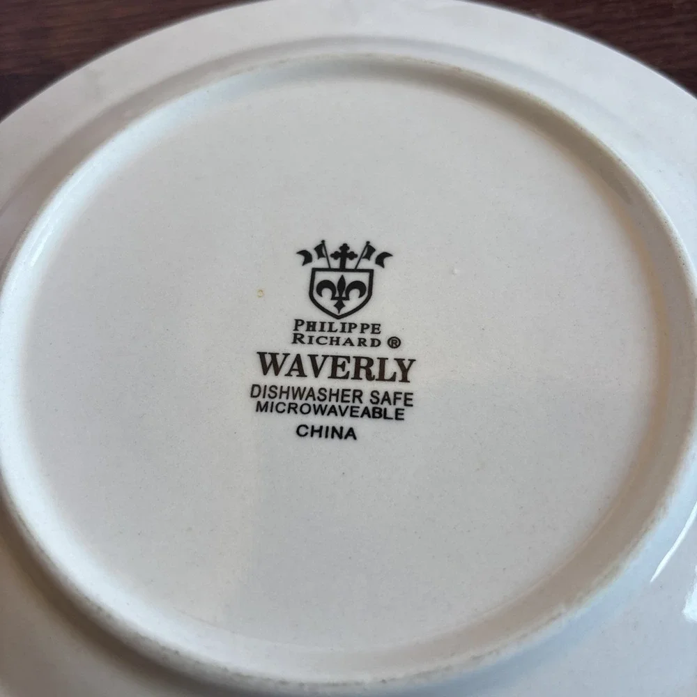 Set Of 4 Philippe Richard WAVERLY 7 5/8